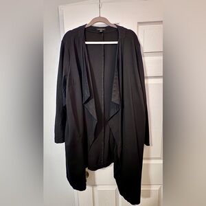 Lane Bryant Black Draped Blazer